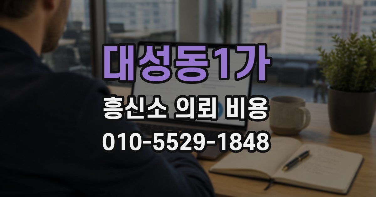 대성동1가 흥신소 의뢰 비용
