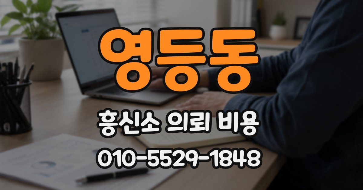 영등동 흥신소 의뢰 비용