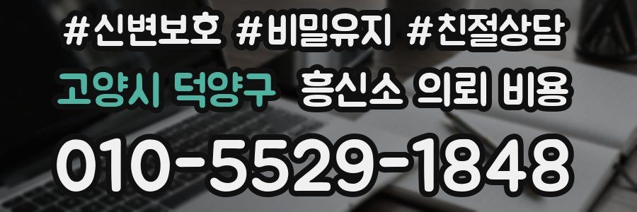 고양시 덕양구 흥신소 의뢰 비용