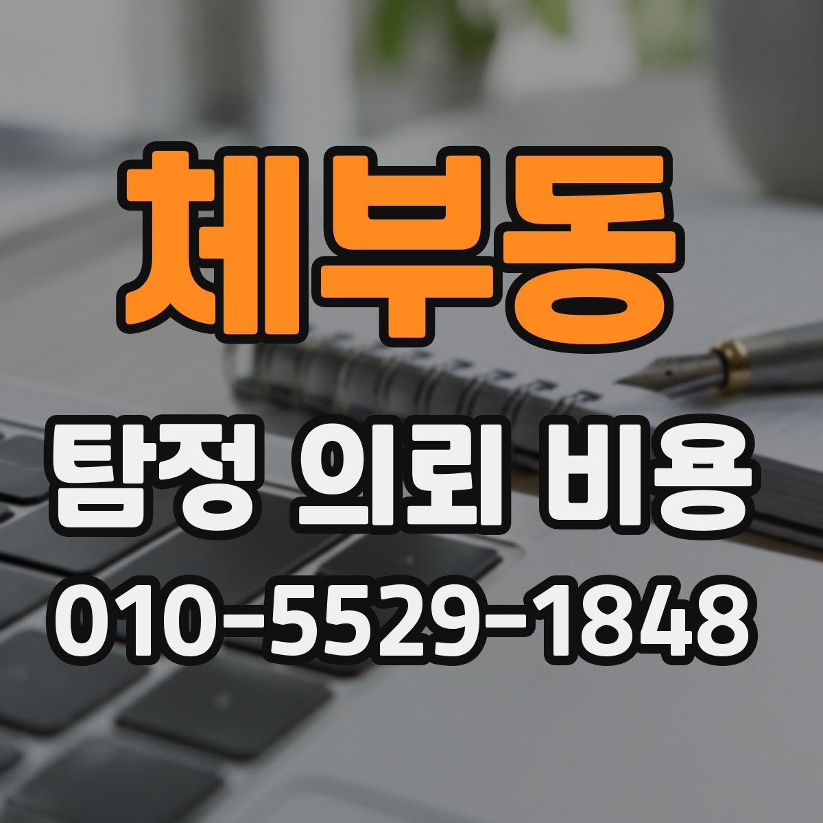 체부동 탐정 의뢰 비용