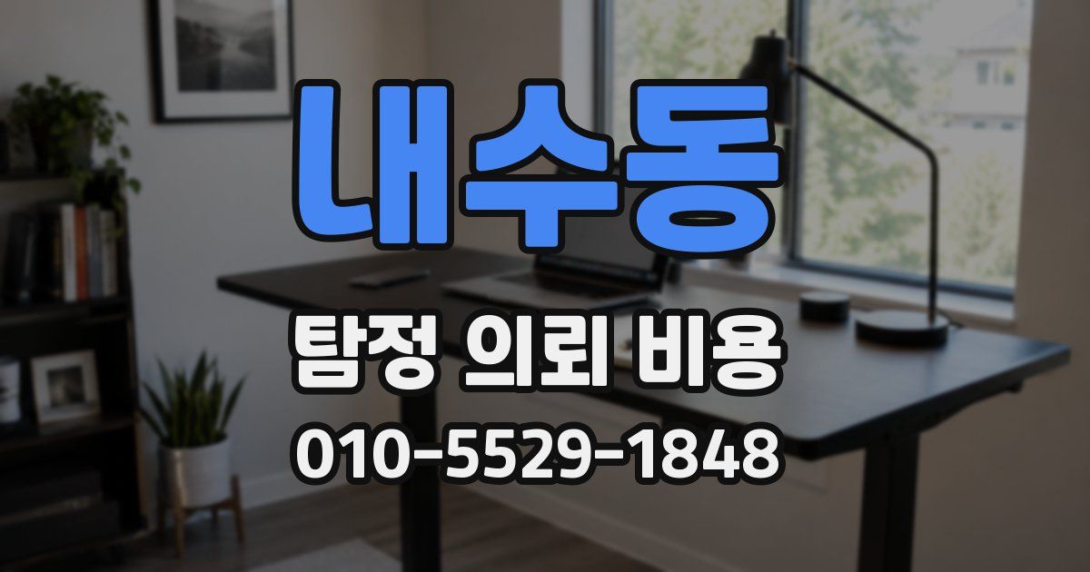 내수동 탐정 의뢰 비용