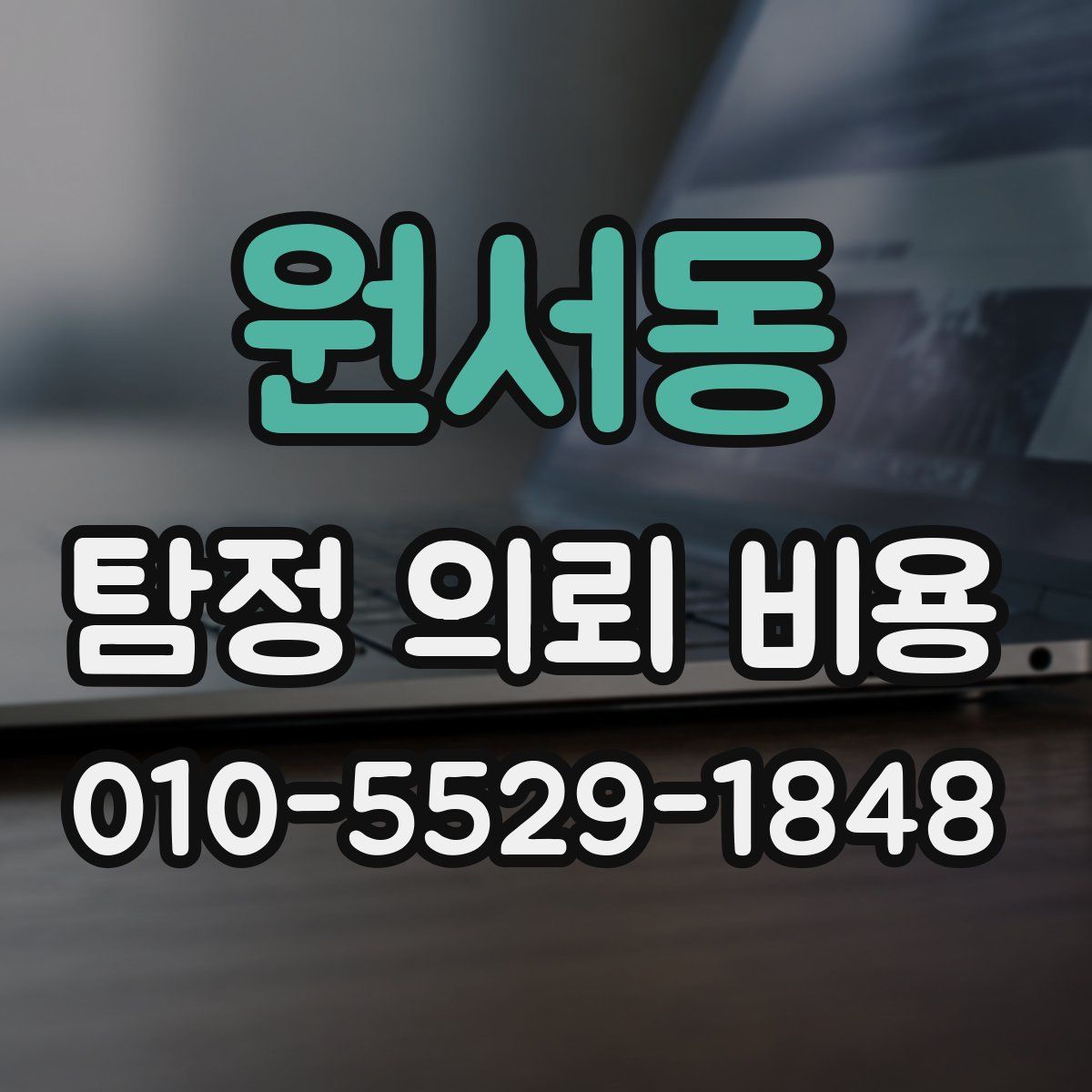 원서동 탐정 의뢰 비용