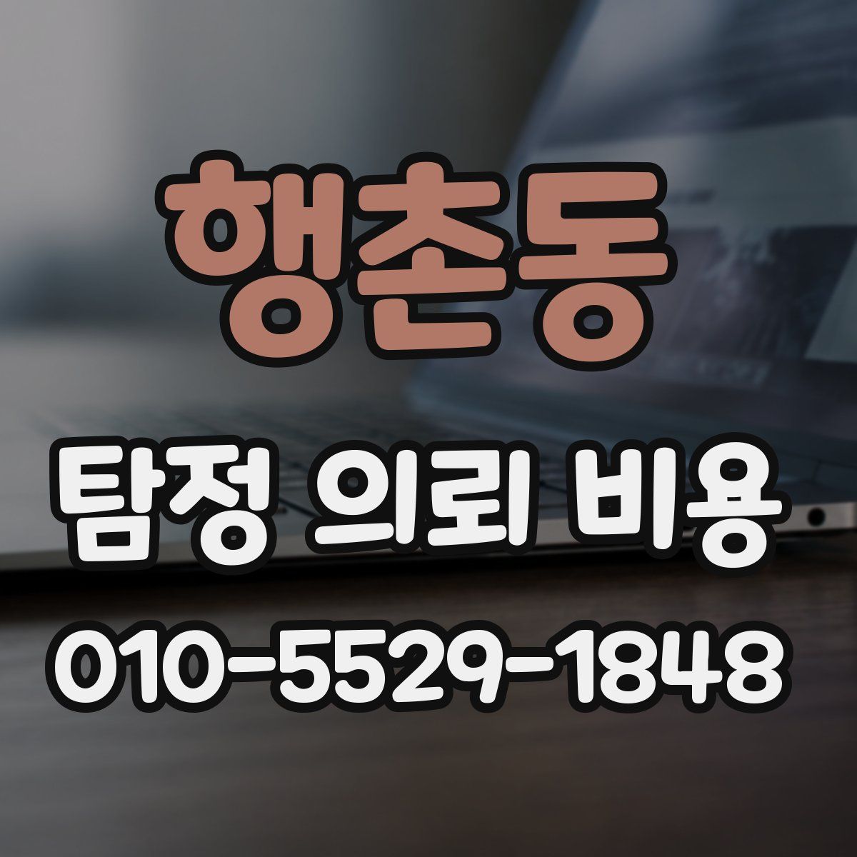 행촌동 탐정 의뢰 비용