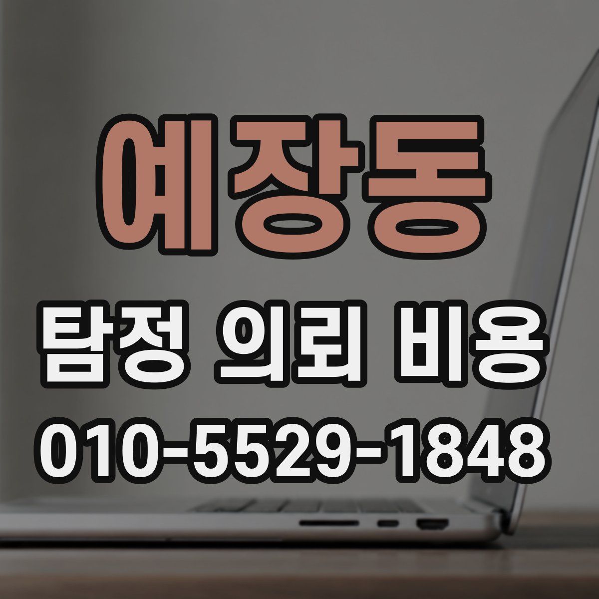 예장동 탐정 의뢰 비용