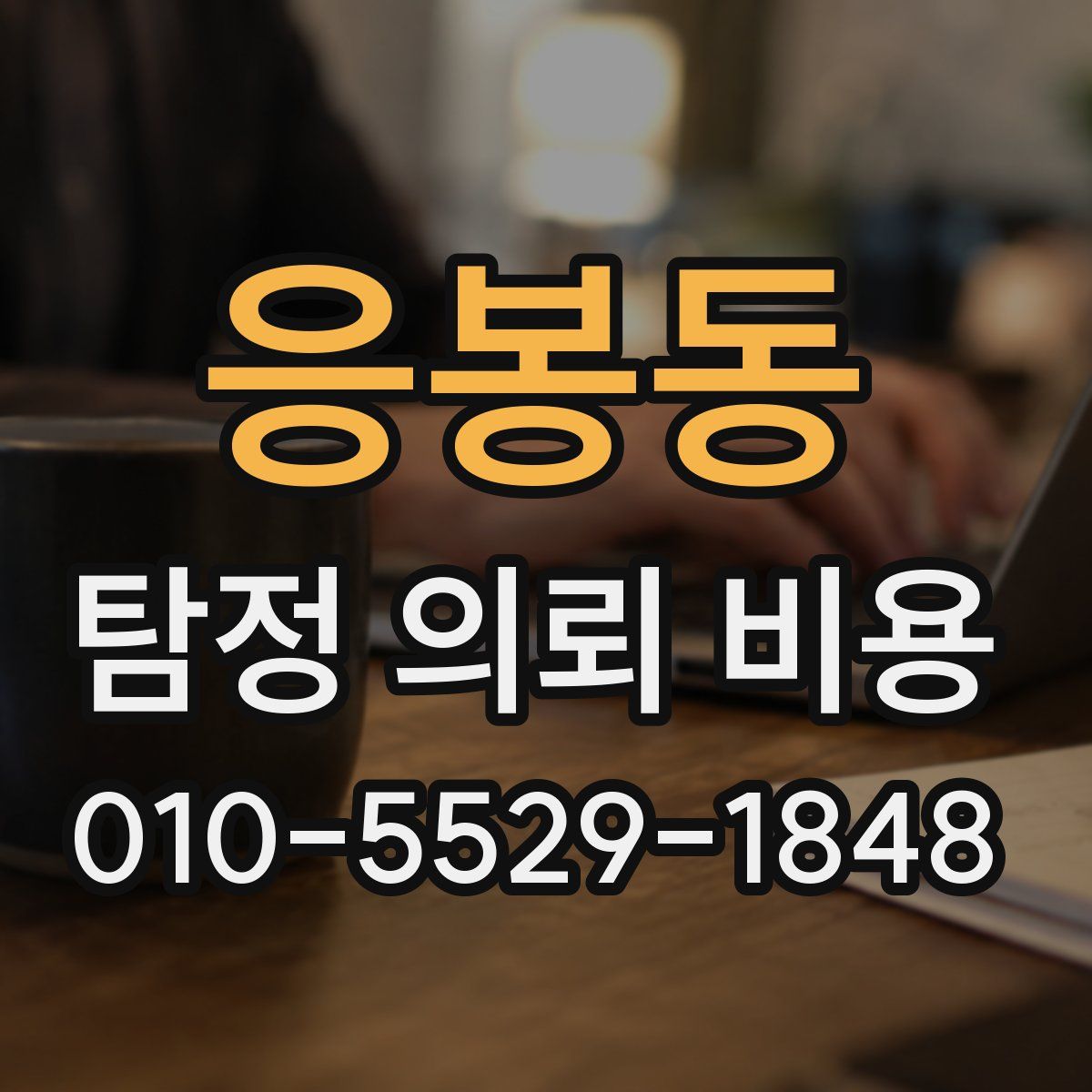응봉동 탐정 의뢰 비용