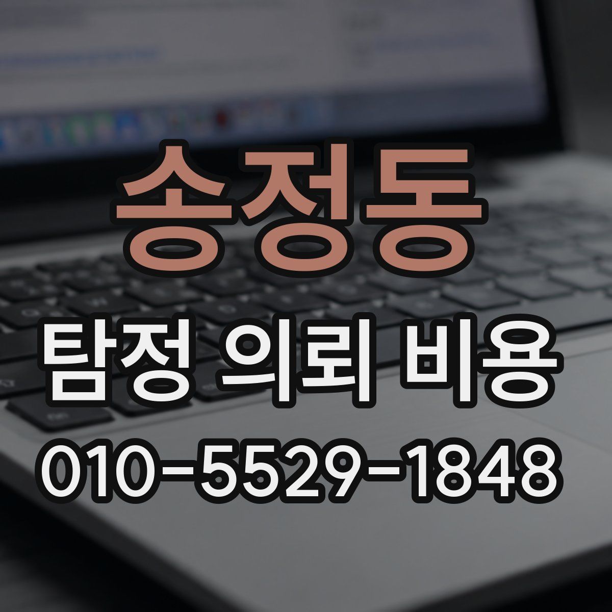 송정동 탐정 의뢰 비용