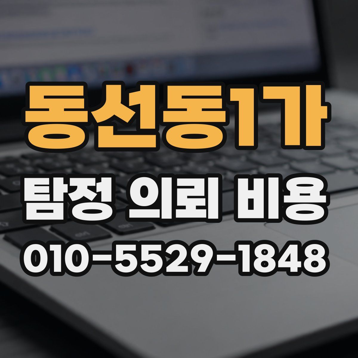 동선동1가 탐정 의뢰 비용