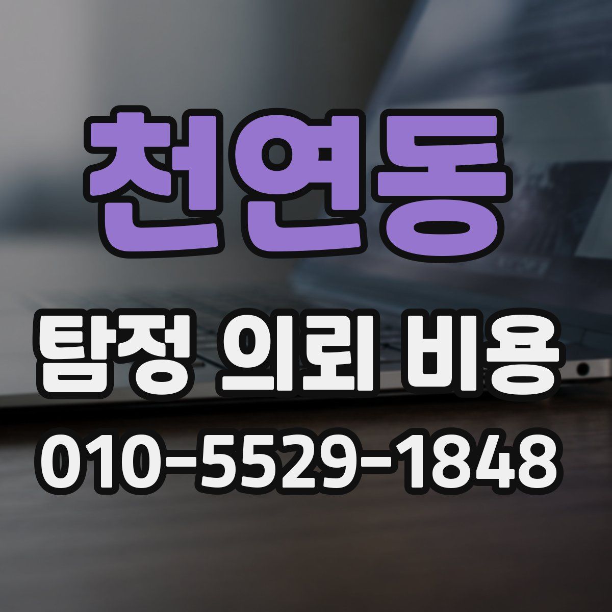 천연동 탐정 의뢰 비용