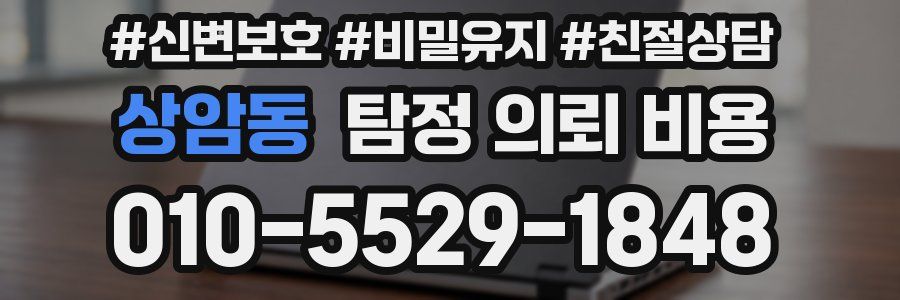 상암동 탐정 의뢰 비용