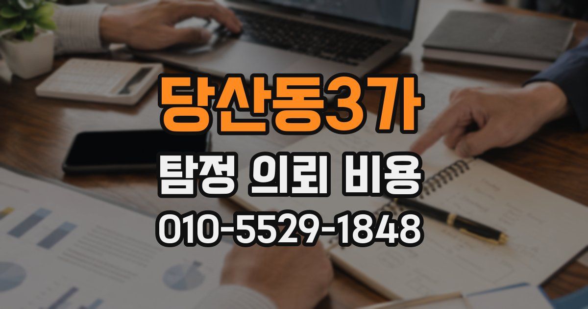 당산동3가 탐정 의뢰 비용