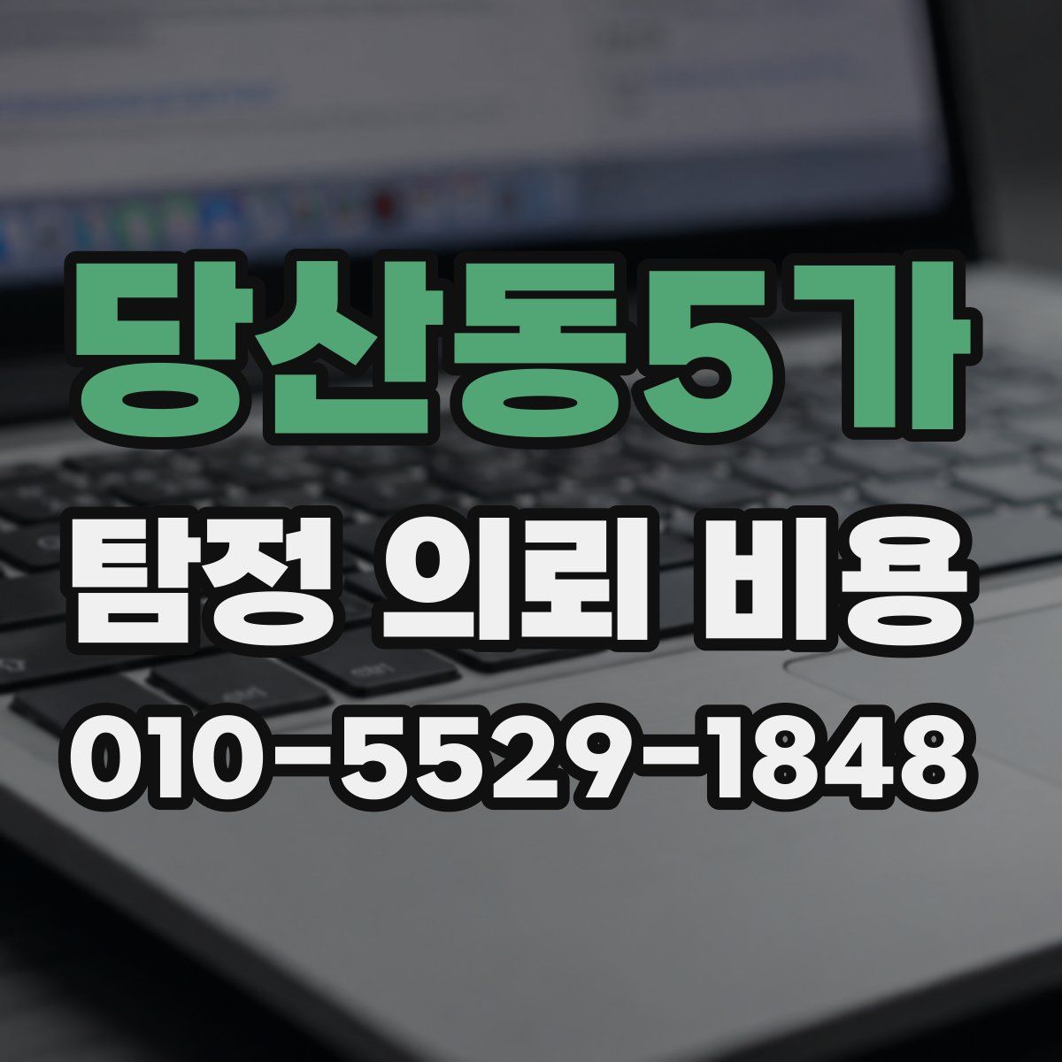 당산동5가 탐정 의뢰 비용