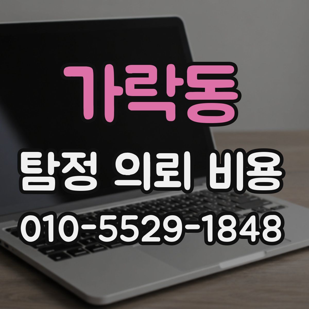 가락동 탐정 의뢰 비용