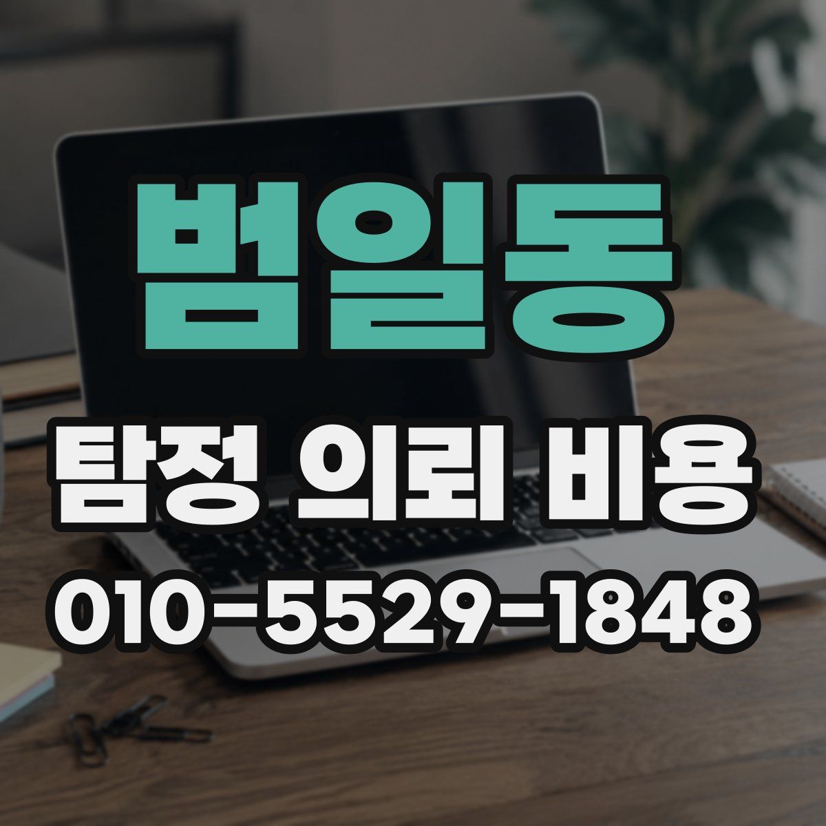 범일동 탐정 의뢰 비용