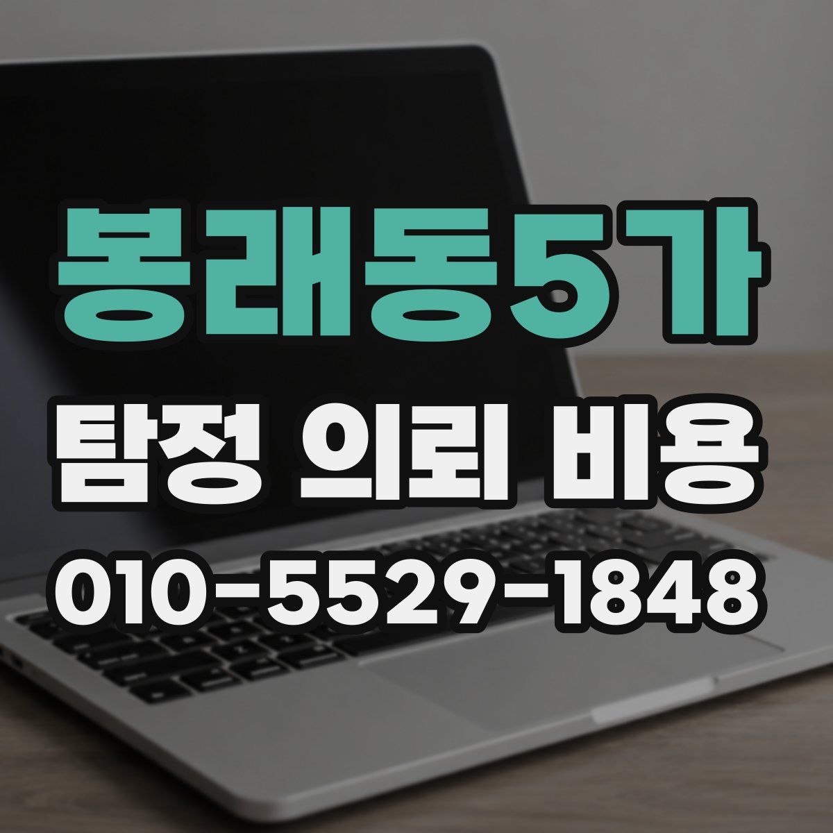 봉래동5가 탐정 의뢰 비용