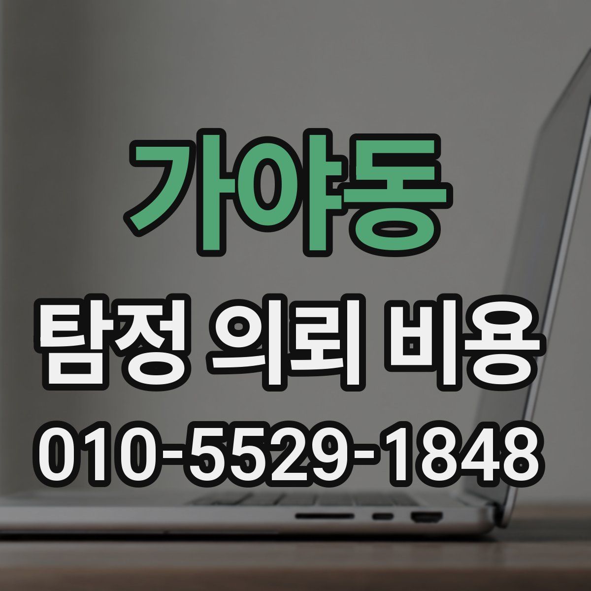 가야동 탐정 의뢰 비용