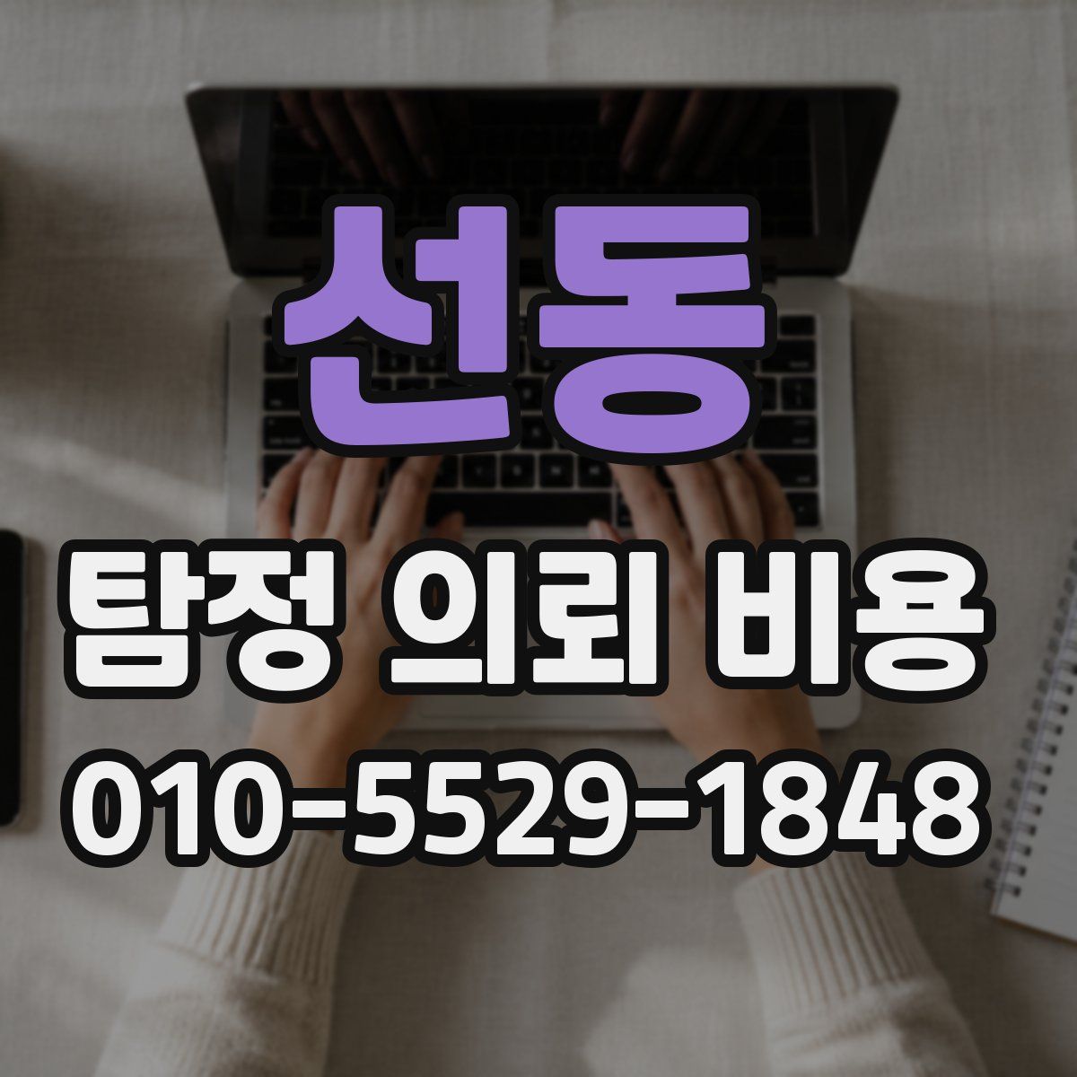 선동 탐정 의뢰 비용
