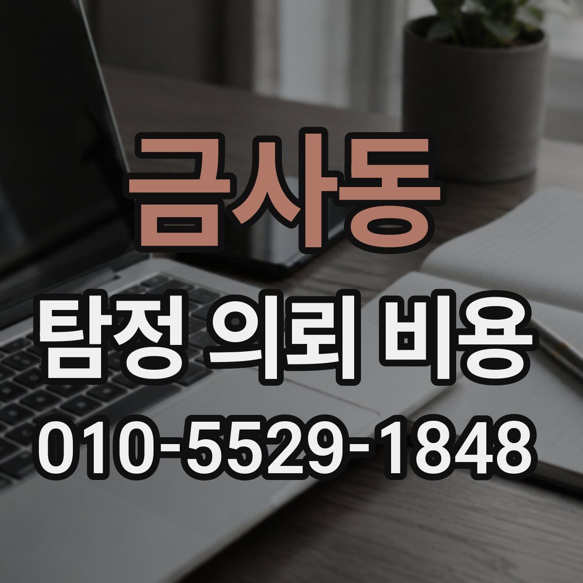 금사동 탐정 의뢰 비용