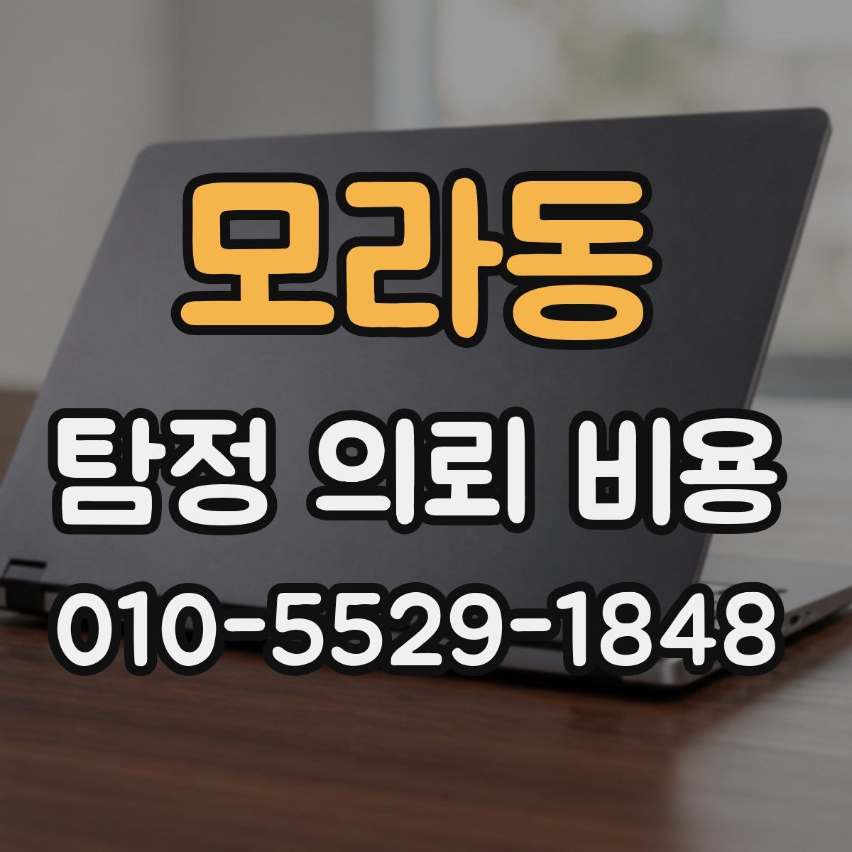 모라동 탐정 의뢰 비용