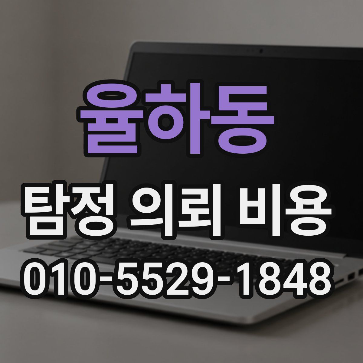율하동 탐정 의뢰 비용