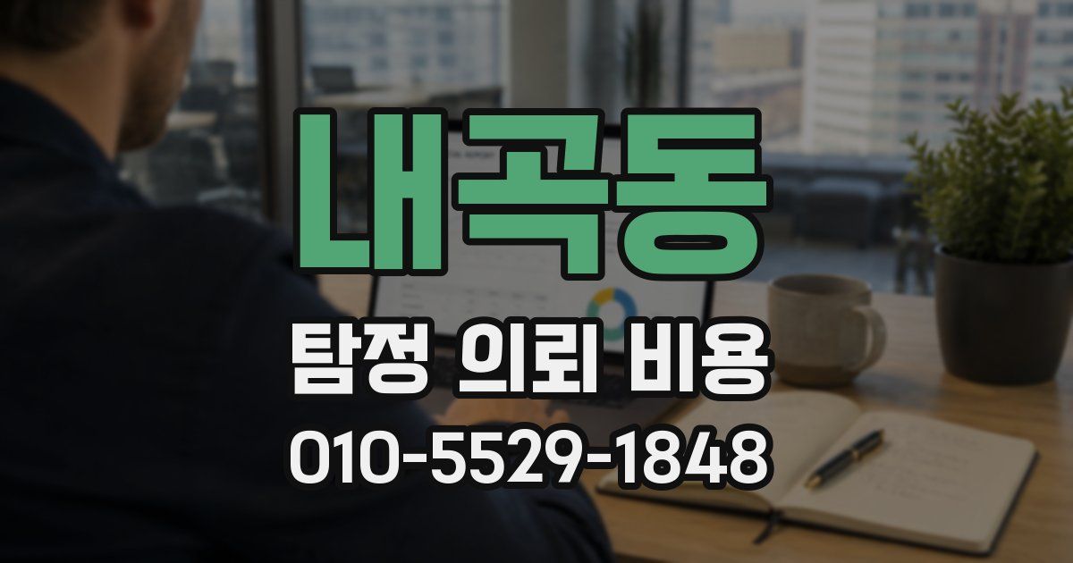 내곡동 탐정 의뢰 비용