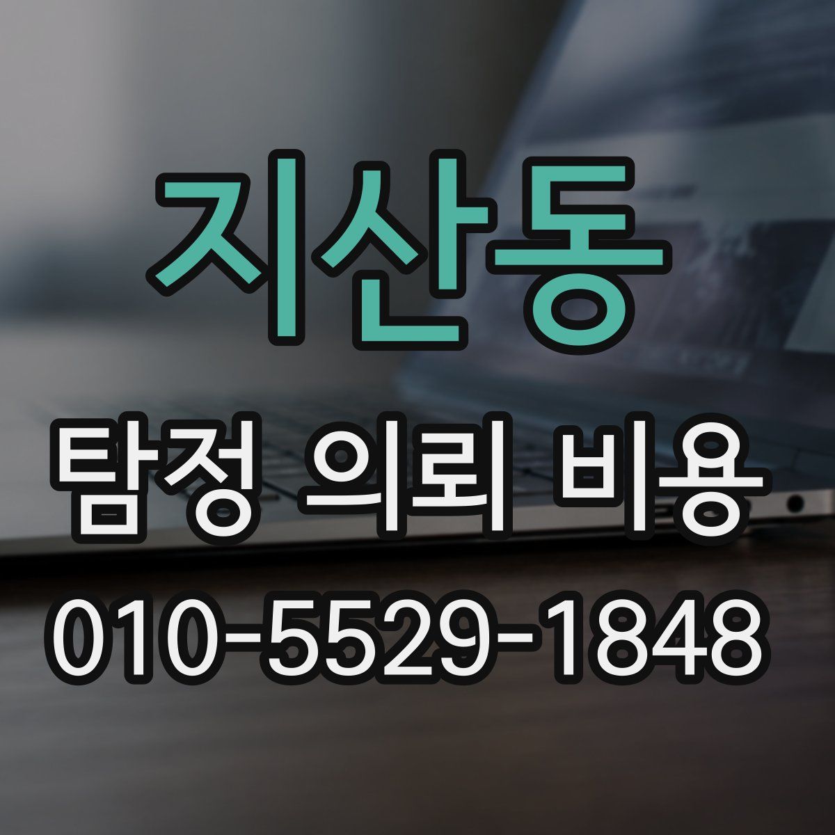 지산동 탐정 의뢰 비용
