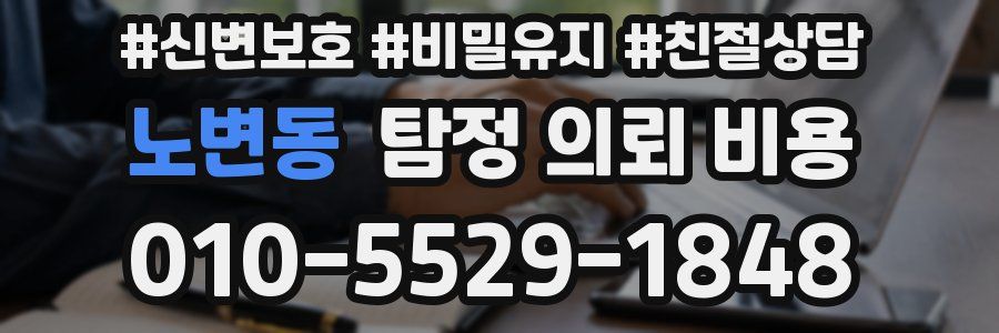 노변동 탐정 의뢰 비용