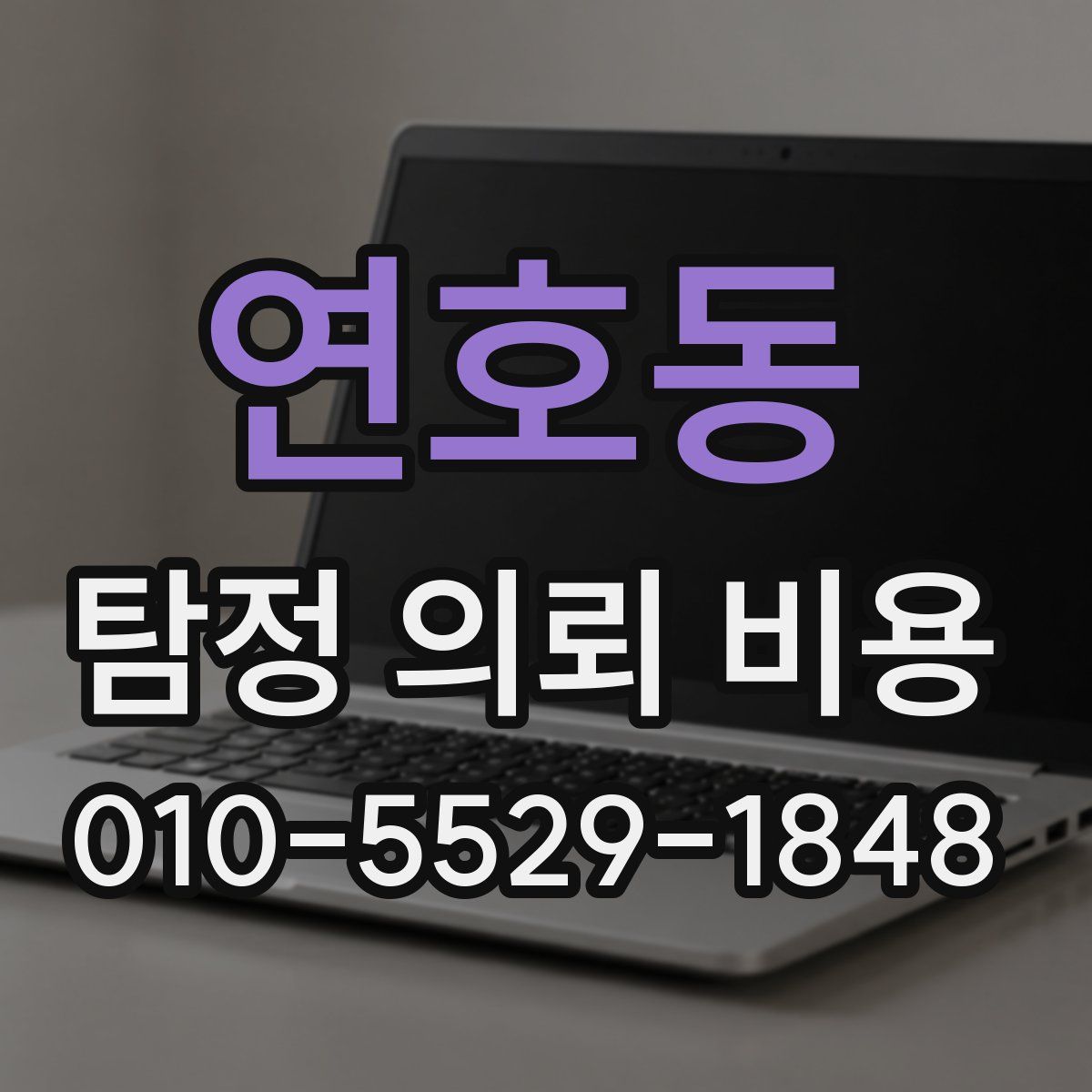 연호동 탐정 의뢰 비용