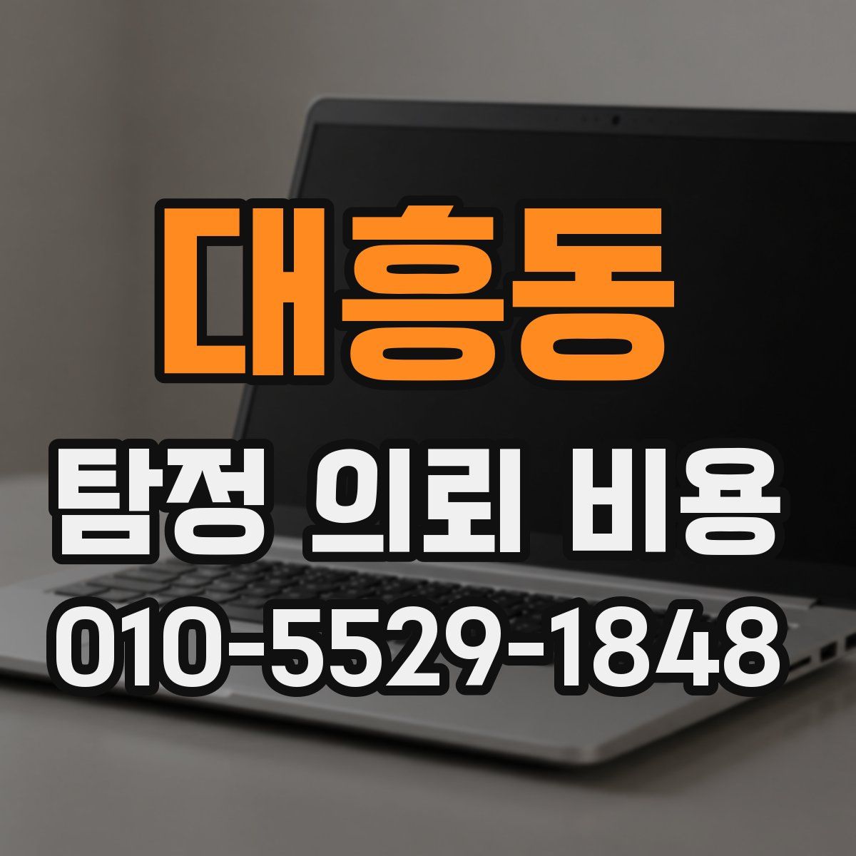 대흥동 탐정 의뢰 비용