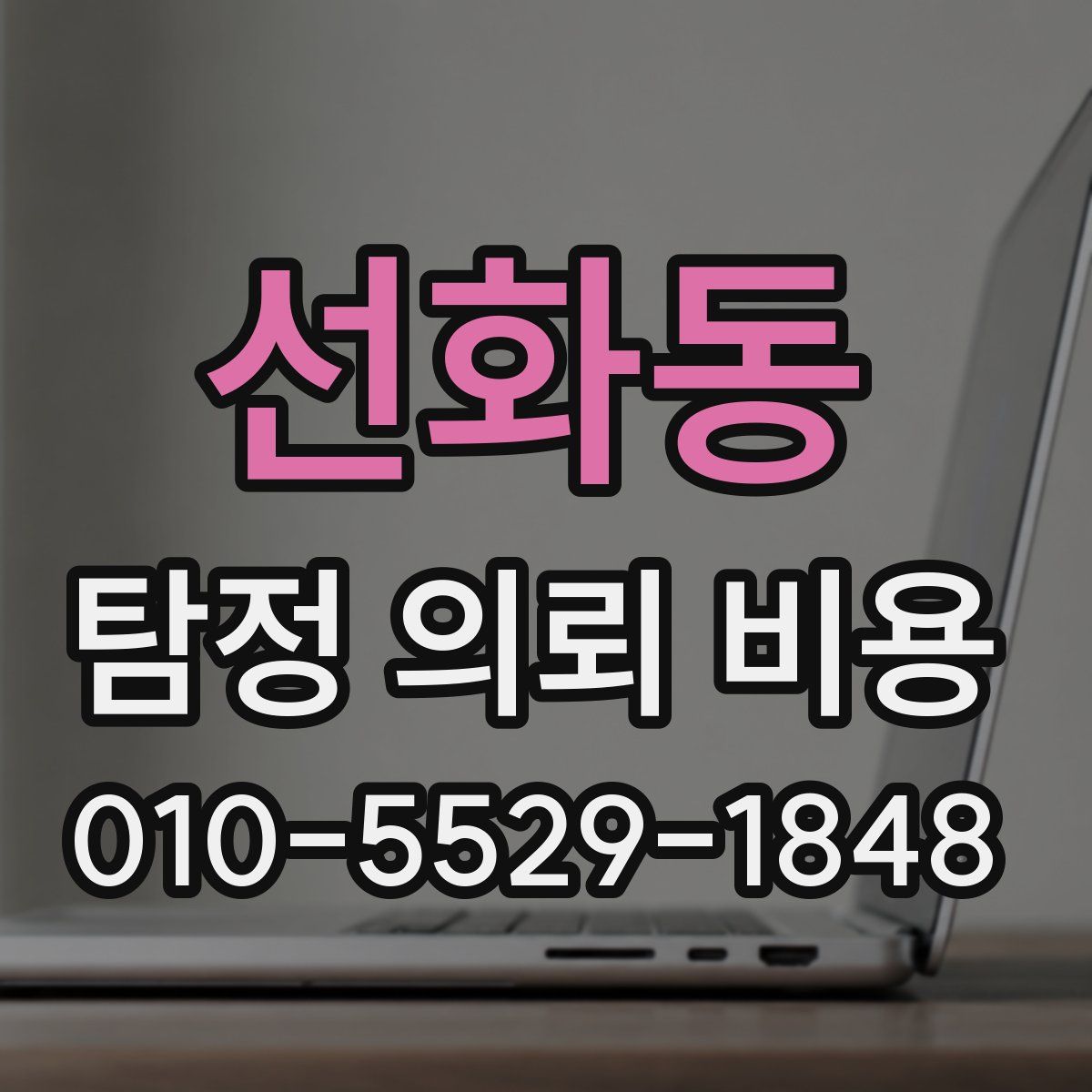 선화동 탐정 의뢰 비용