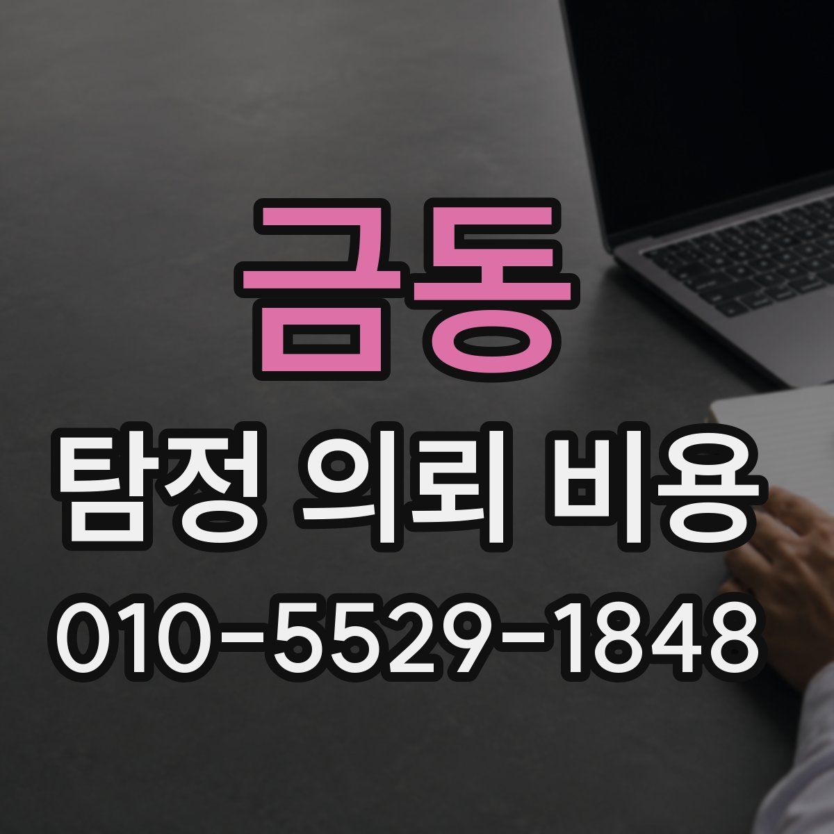 금동 탐정 의뢰 비용