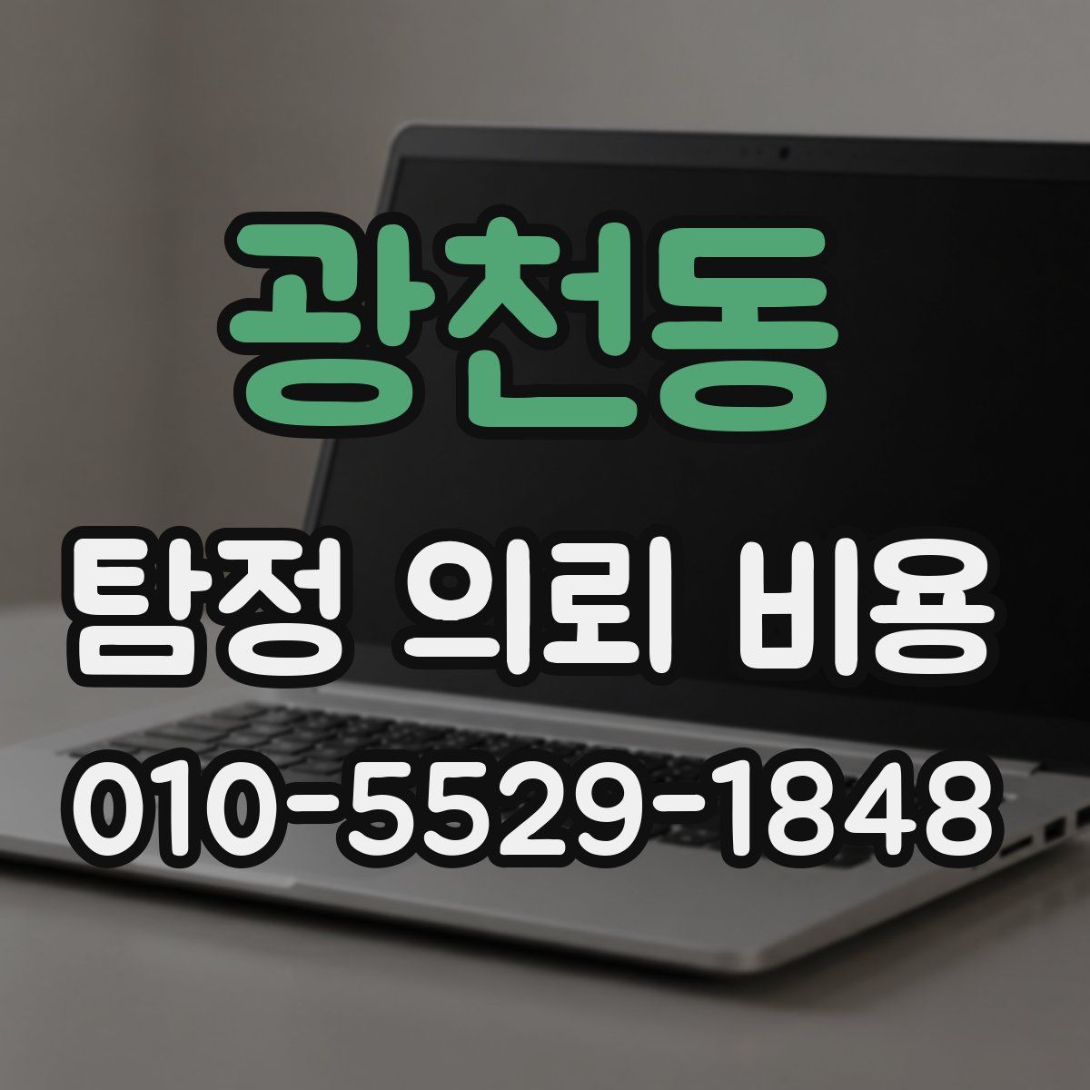 광천동 탐정 의뢰 비용