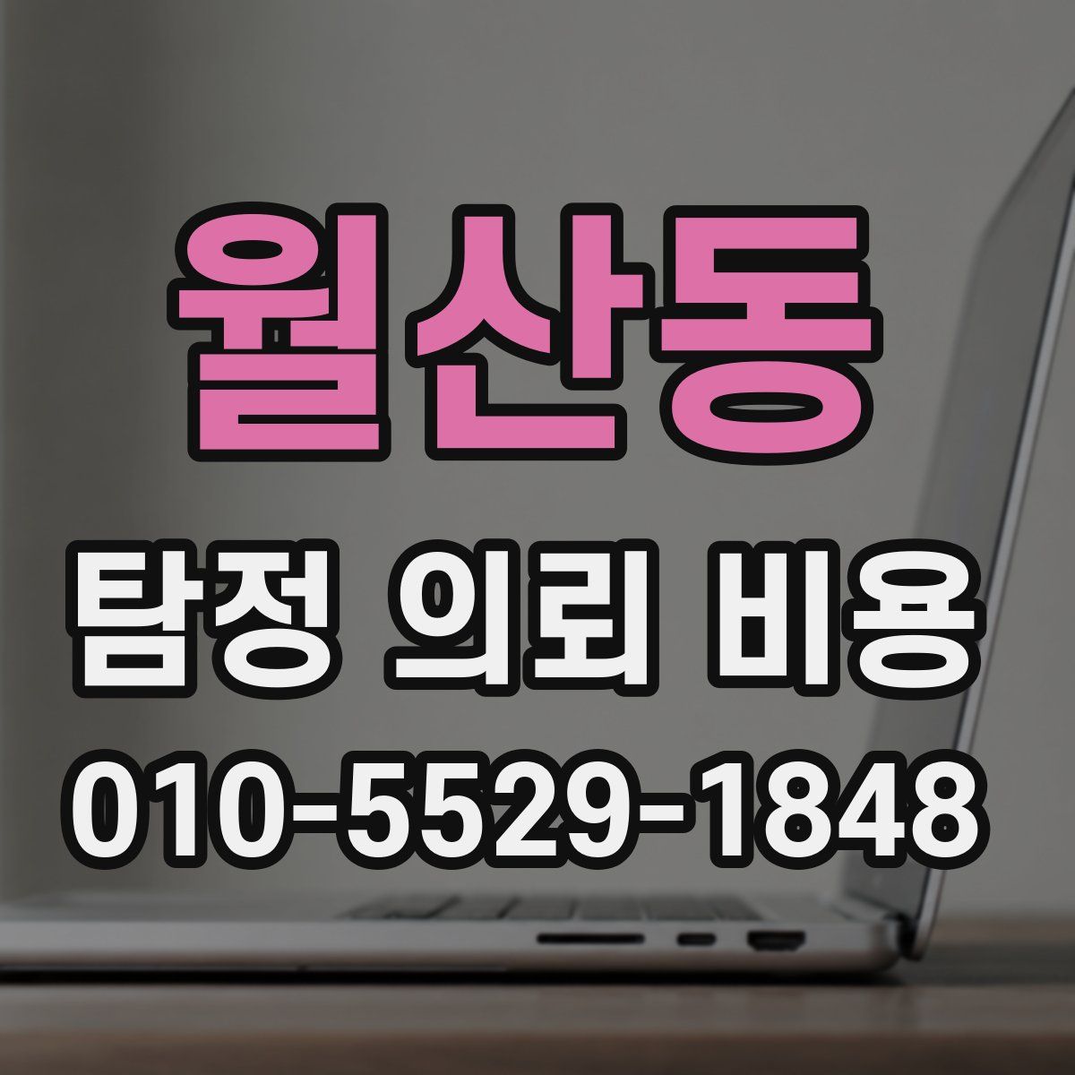 월산동 탐정 의뢰 비용