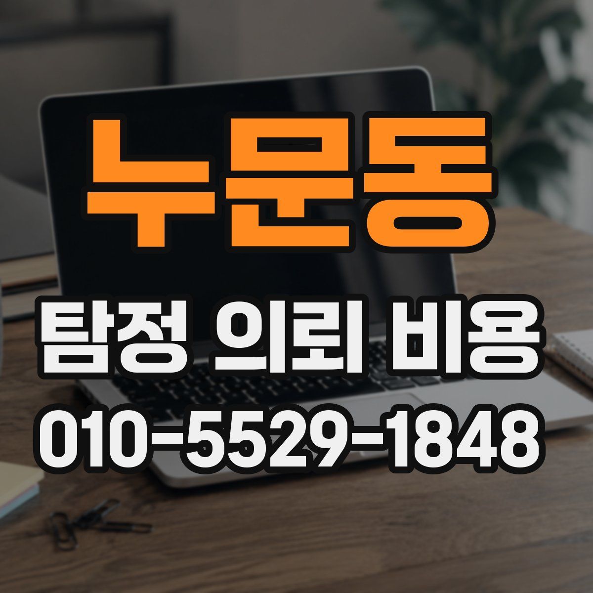 누문동 탐정 의뢰 비용