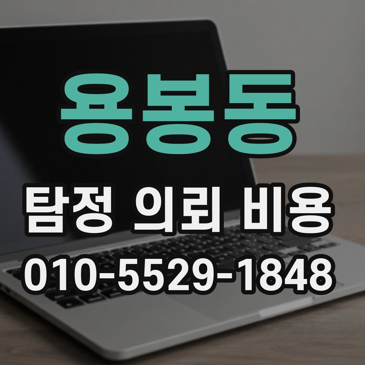 용봉동 탐정 의뢰 비용