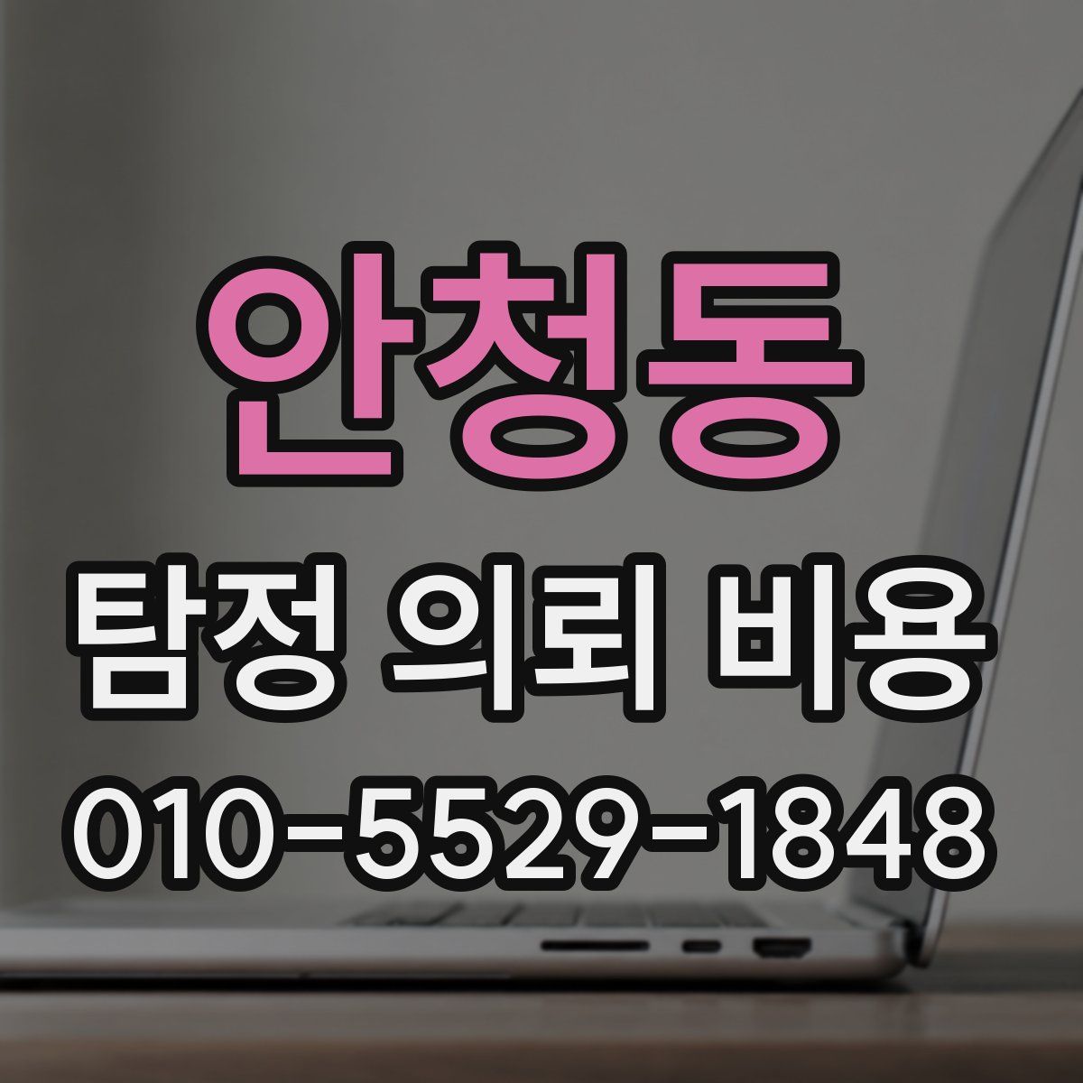 안청동 탐정 의뢰 비용