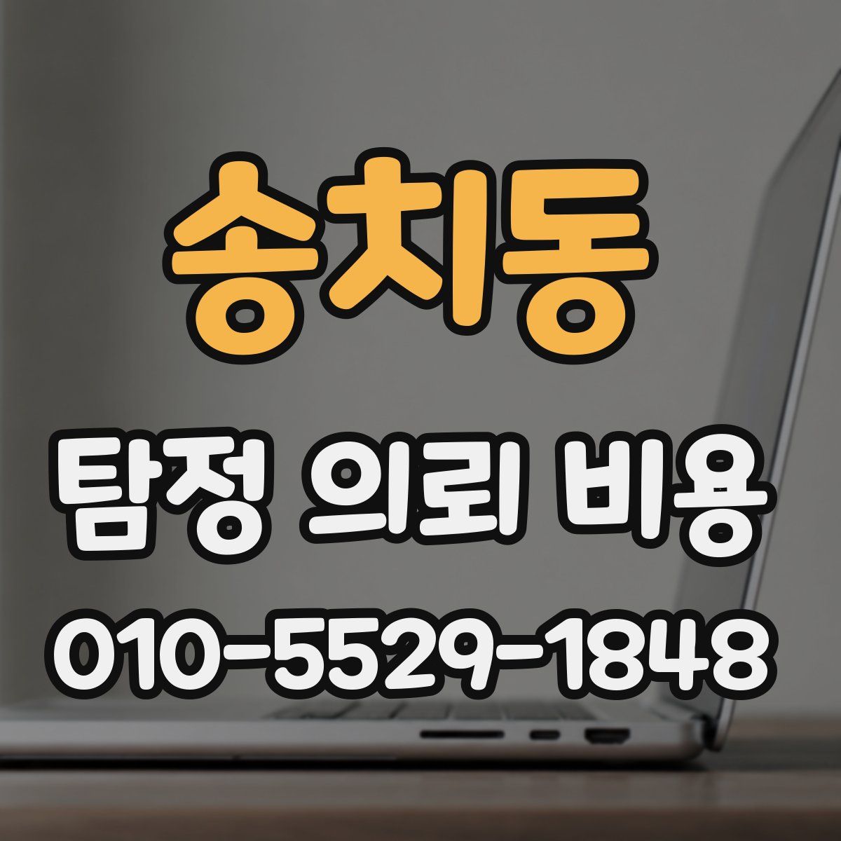 송치동 탐정 의뢰 비용