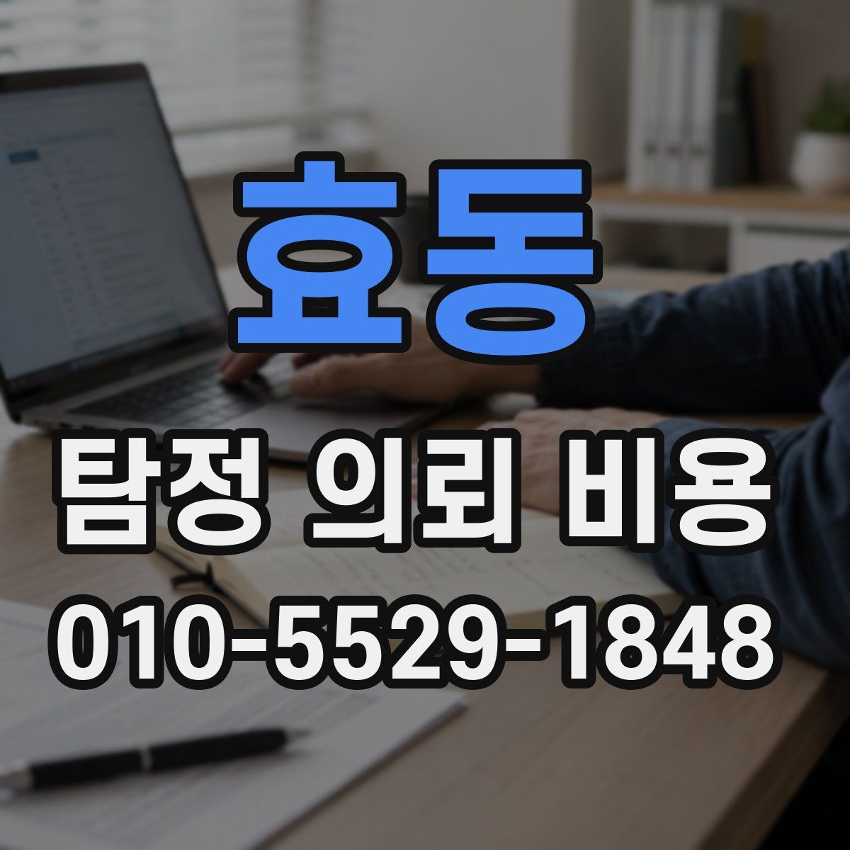효동 탐정 의뢰 비용