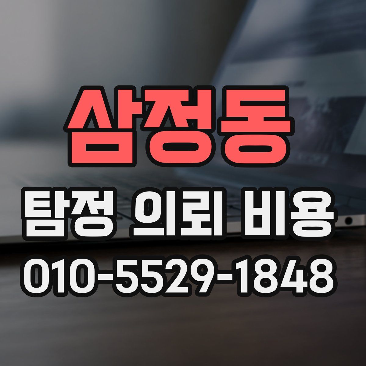 삼정동 탐정 의뢰 비용