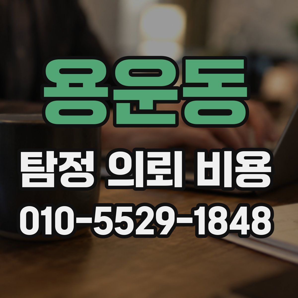 용운동 탐정 의뢰 비용