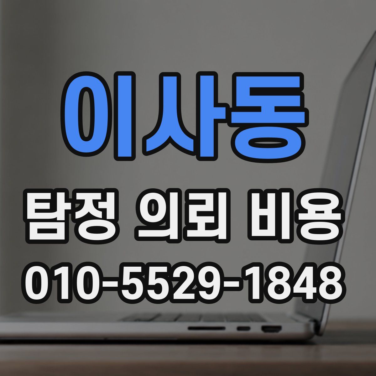 이사동 탐정 의뢰 비용