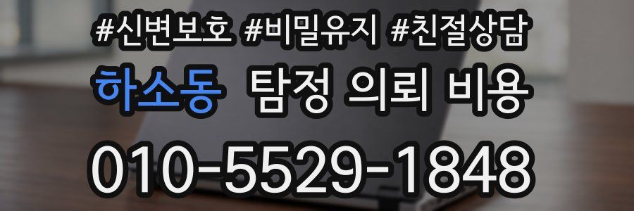 하소동 탐정 의뢰 비용