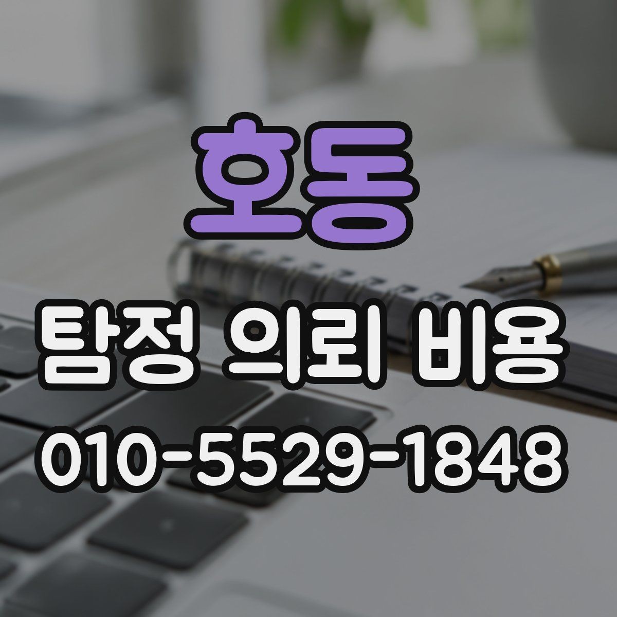 호동 탐정 의뢰 비용 견적서에서 봐야 할 항목