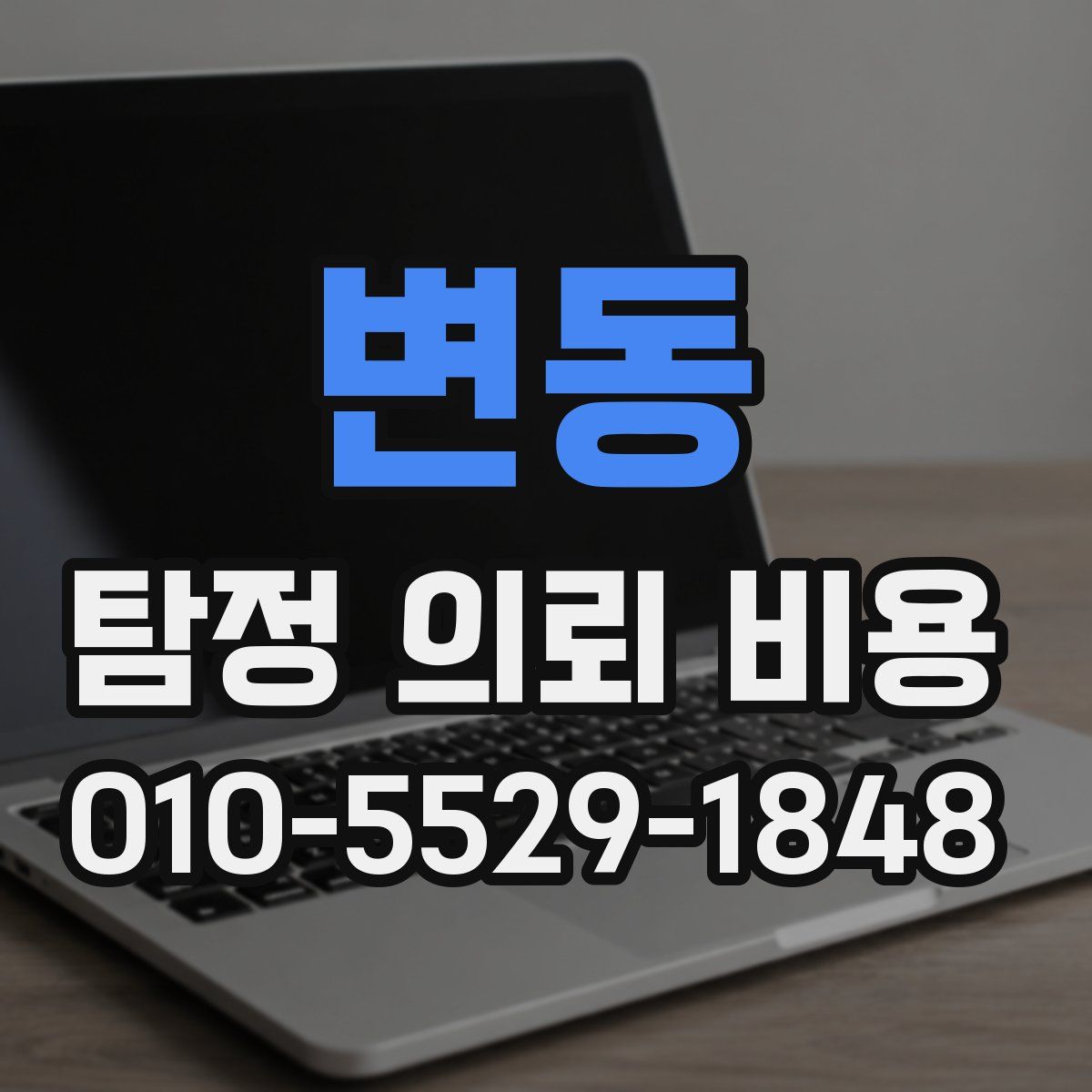변동 탐정 의뢰 비용