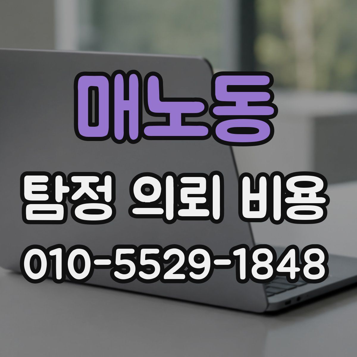 매노동 탐정 의뢰 비용
