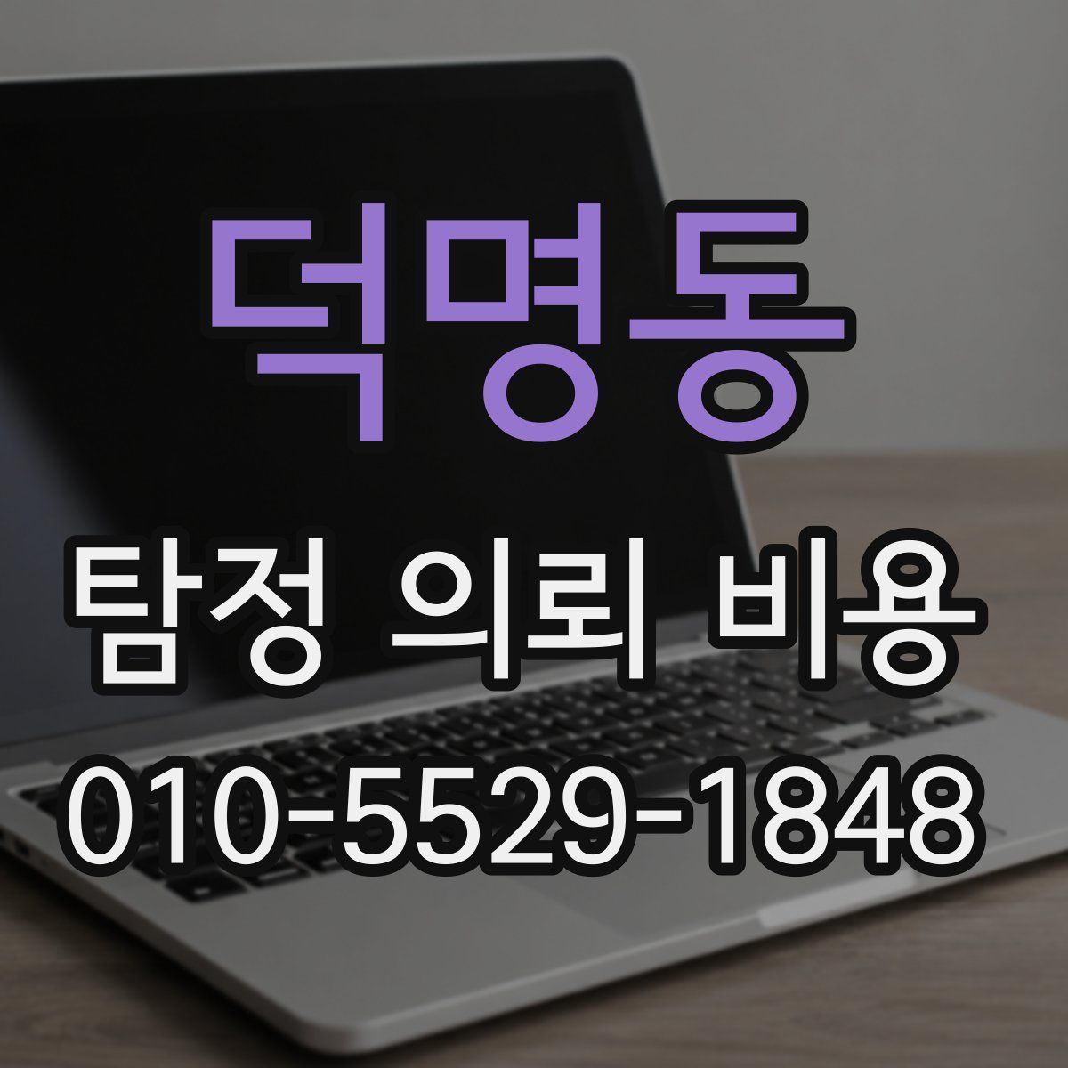 덕명동 탐정 의뢰 비용