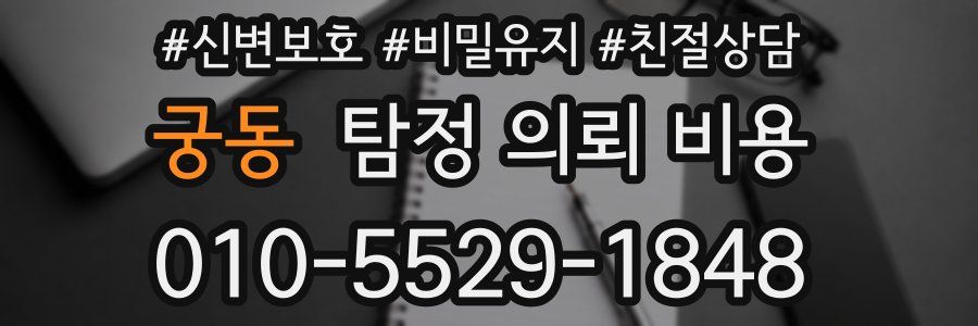 궁동 탐정 의뢰 비용