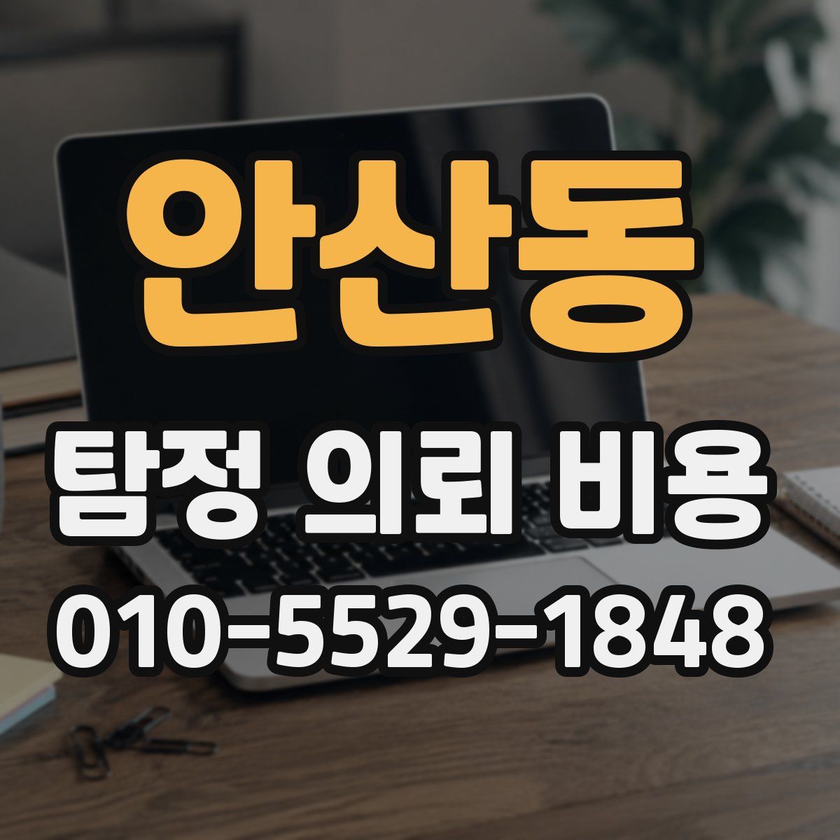 안산동 탐정 의뢰 비용