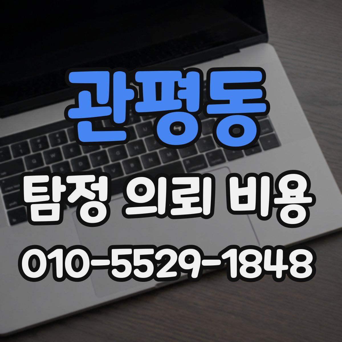 관평동 탐정 의뢰 비용