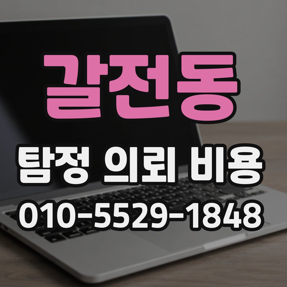 갈전동 탐정 의뢰 비용