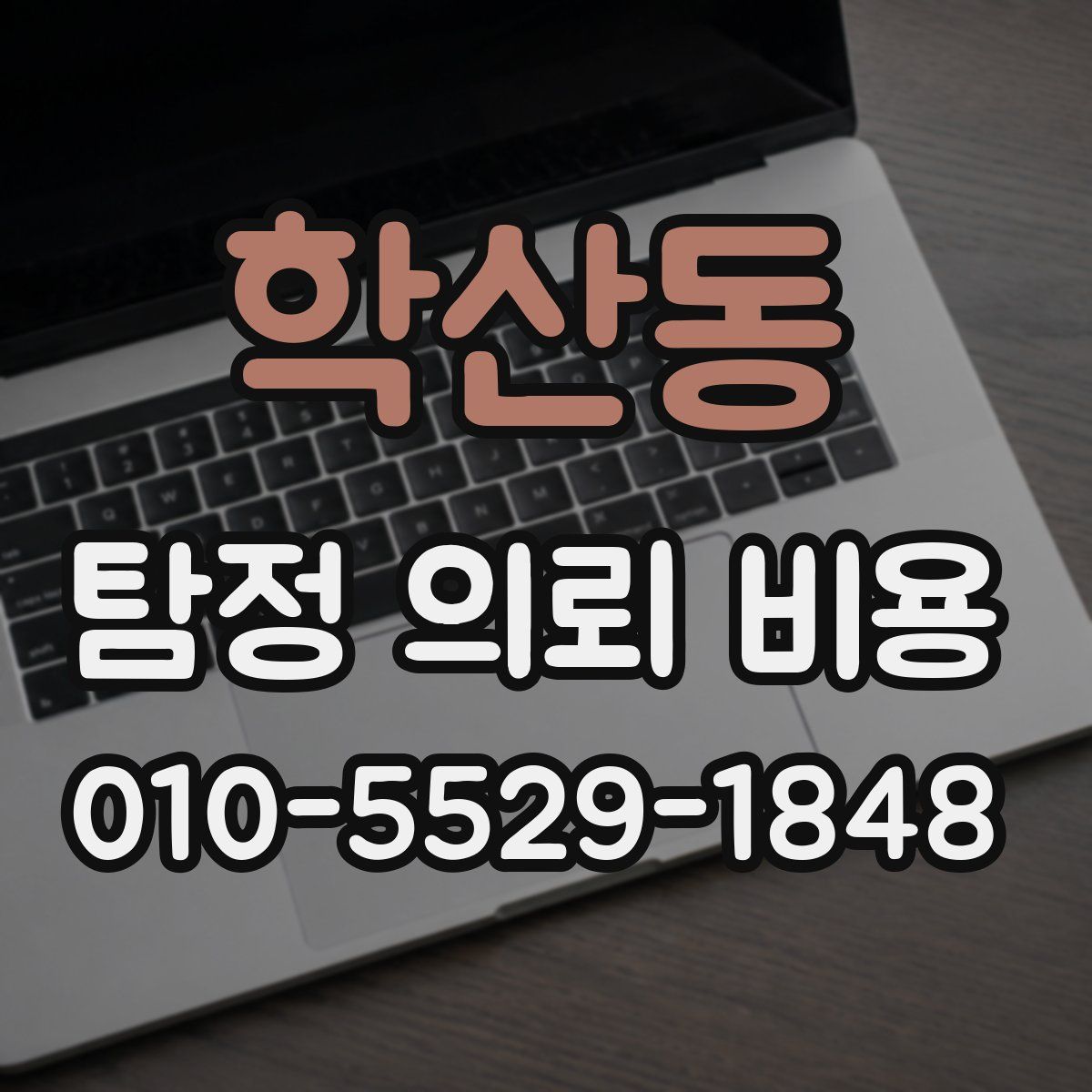 학산동 탐정 의뢰 비용